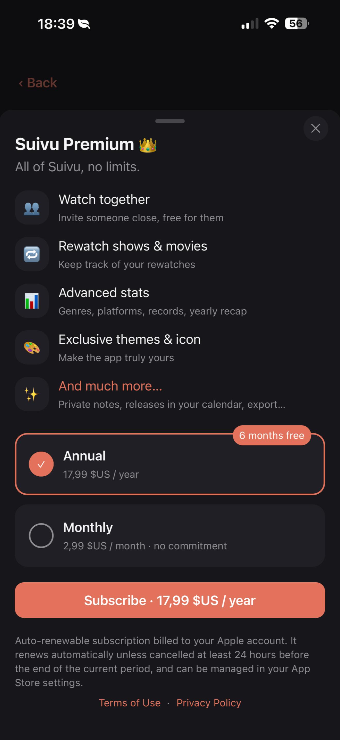 Suivu — Series & Movie Tracker screenshot 8
