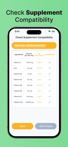 MyVitaAI - Supplements Tracker Screenshot 7 of 7