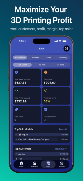 3D Print Cost Price Calculator Screenshot 2 of 7