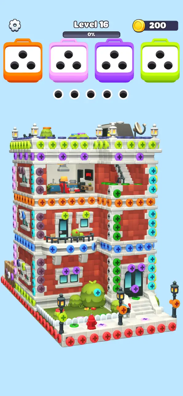 Screw Tap Jam™ - Craze Sort 3D iOS Mod IPA screenshot 2 - iOS game interface