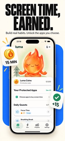 Luma: Earn Your Screen Time Screenshot 1 of 7