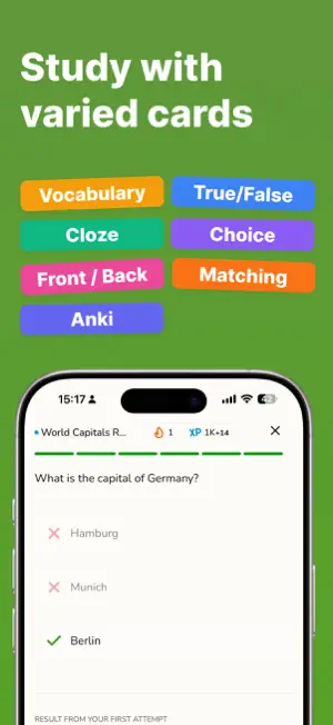 Ebbin: Beyond Flashcards screenshot 2