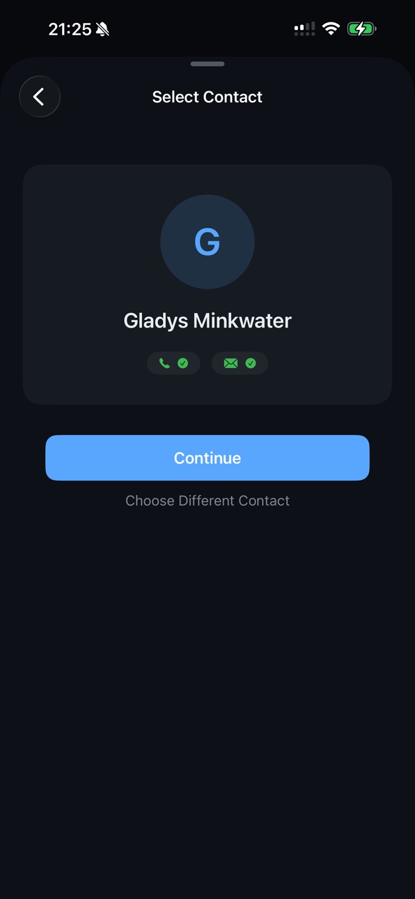 iPhone screenshot