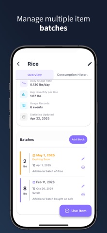Burrow - Supply Tracker Screenshot 5 of 7