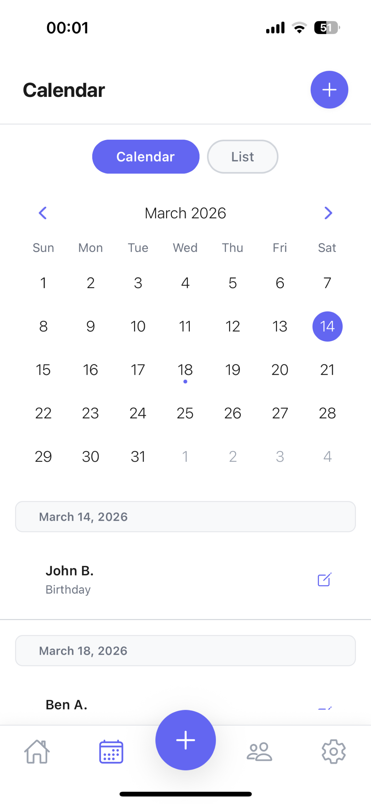 Wishly - Event Reminder screenshot 2