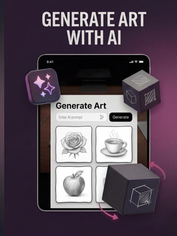 DrawX: AR Drawing - Sketch iPad screenshot 2