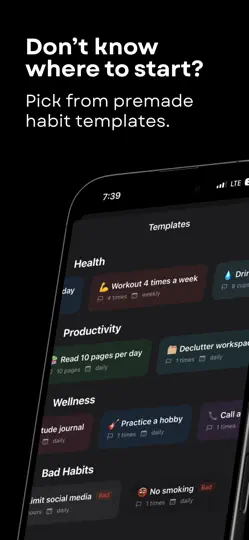 Capture d'écran de Habit Tracker: DoingGood sur iPhone 5