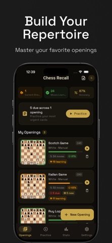 ChessRecall: Chess Openings Screenshot 3 of 6