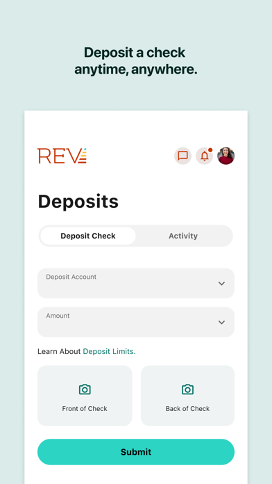 REV Federal Credit Union Screenshot