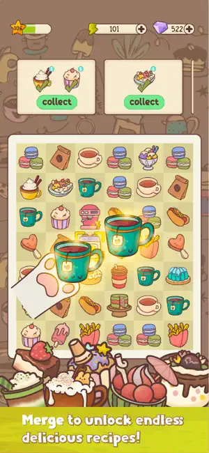Cat Cafe:Restaurant Merge Game screenshot 1