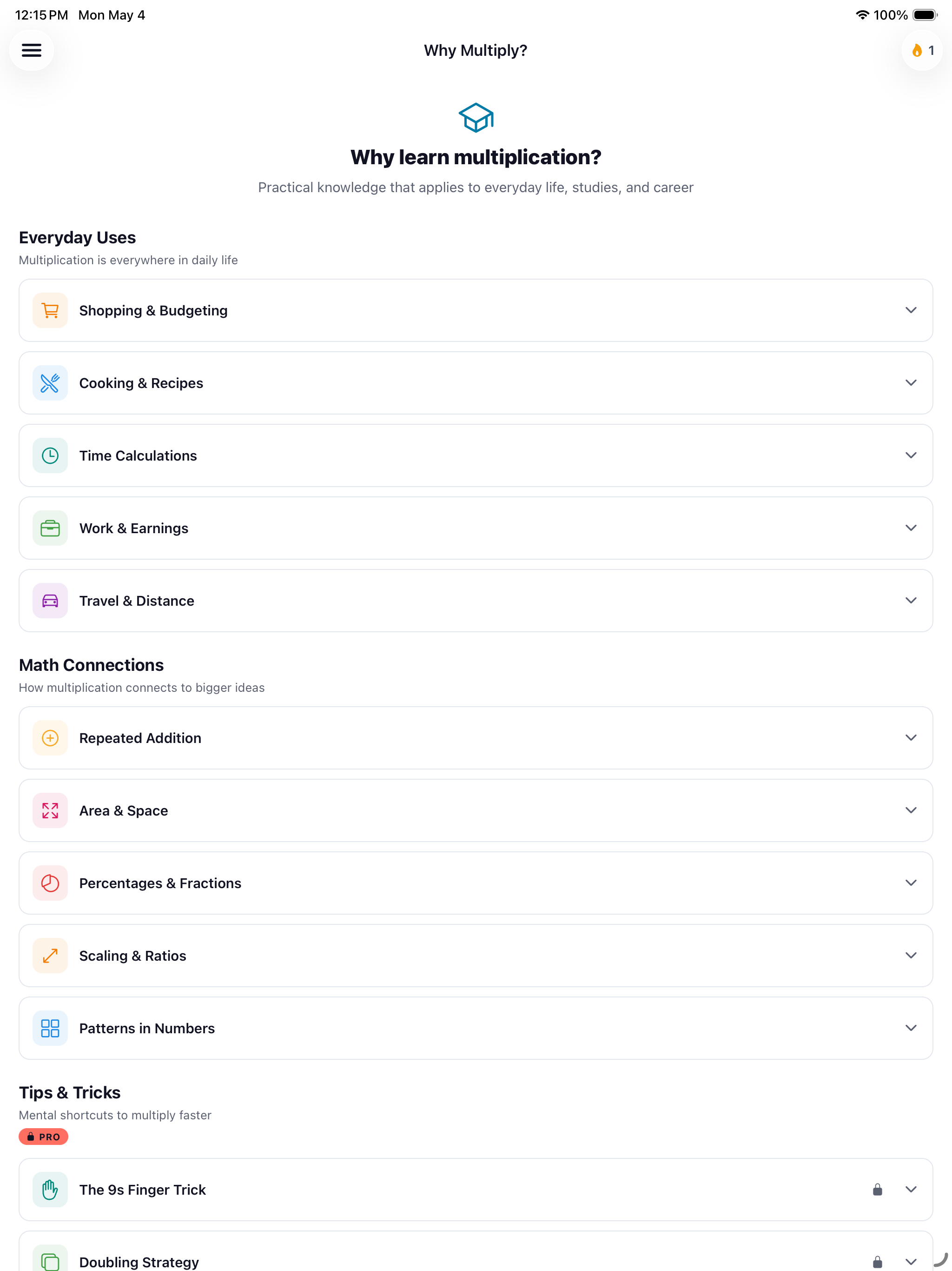 Times Tables + Multiplication screenshot 11