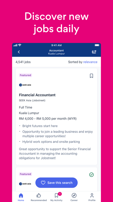 Jobstreet: Job search & career Screenshot
