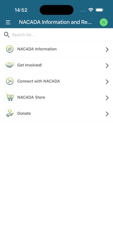 NACADA screenshot