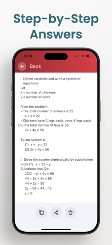 Math AI: Solver, Tutor, Helper iPhone screenshot