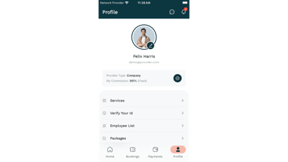 LetzPaws Provider Screenshot