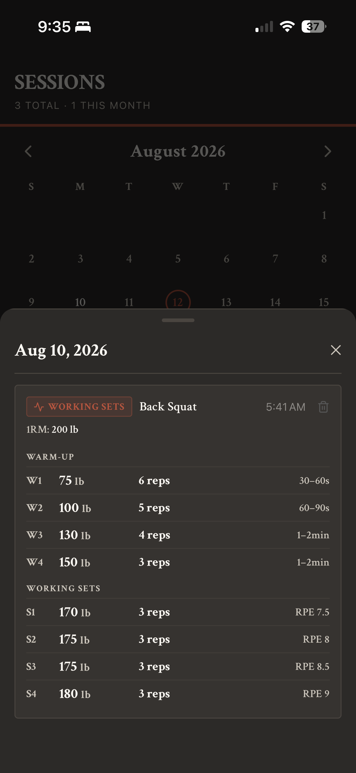 Good Gym Calculator screenshot 3