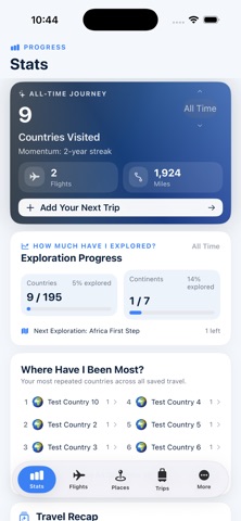TravelBug - Around The World iPhone screenshot