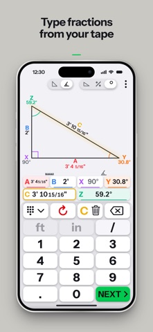 JobRig: Triangle Calculator Screenshot 5 of 7