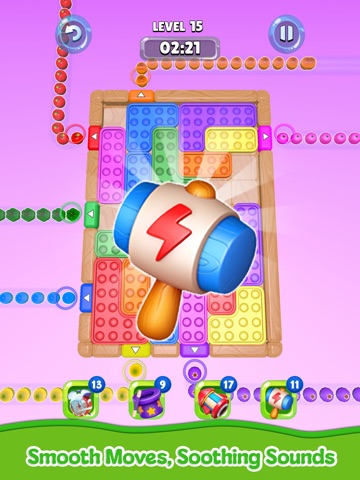 Fruit Block Sort Puzzle Jam iPad screenshot