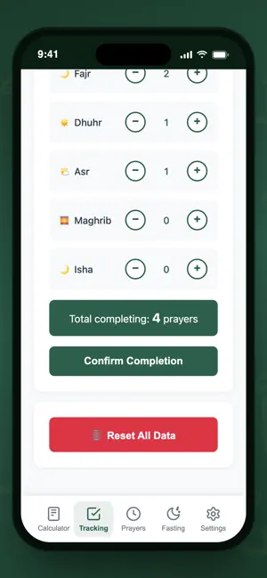 Qada Namaz – Prayer Times screenshot 4