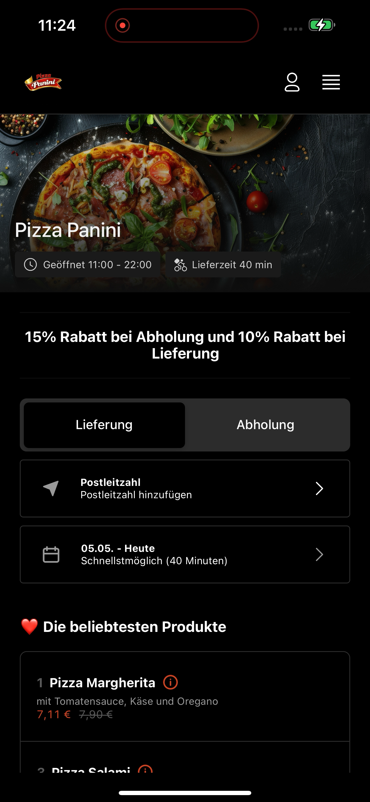 Pizza Panini
