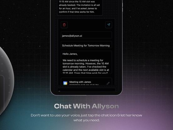 Allyson iPad screenshot 4 - Productivity app