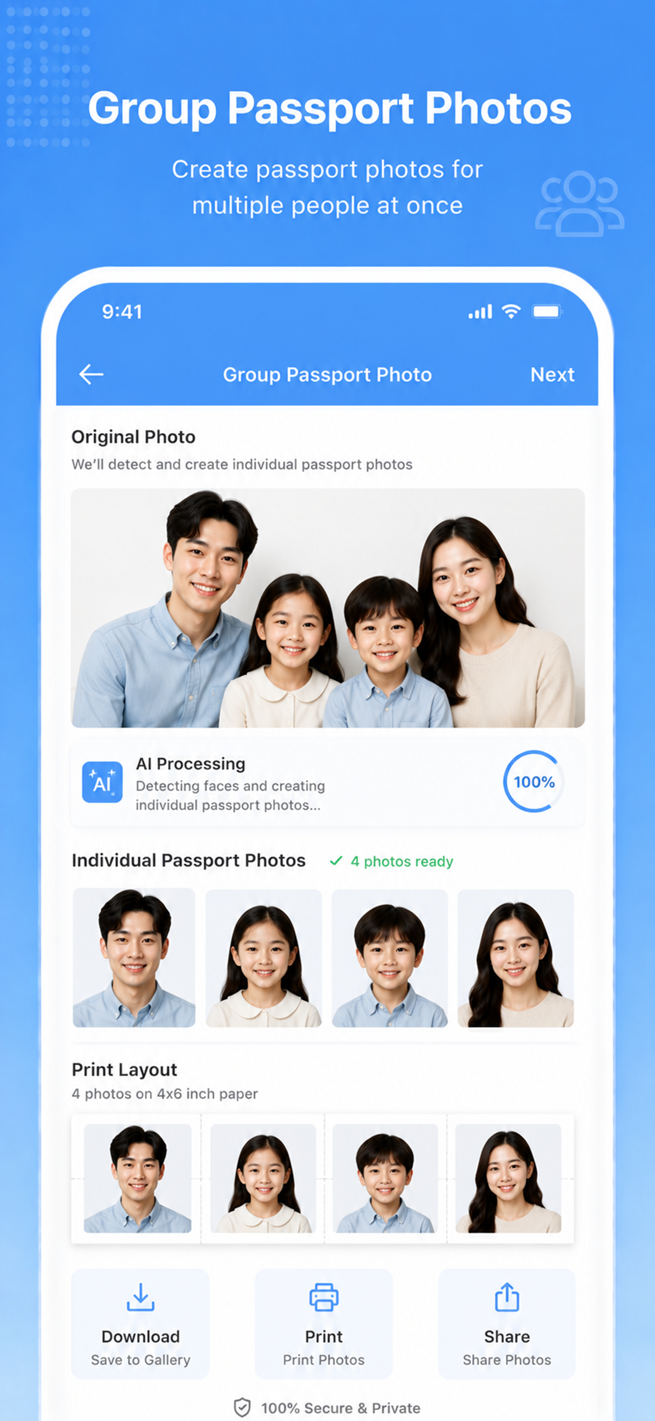 Print Photos Maker - PerfectID screenshot 5