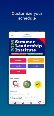 My TASB Events screenshot