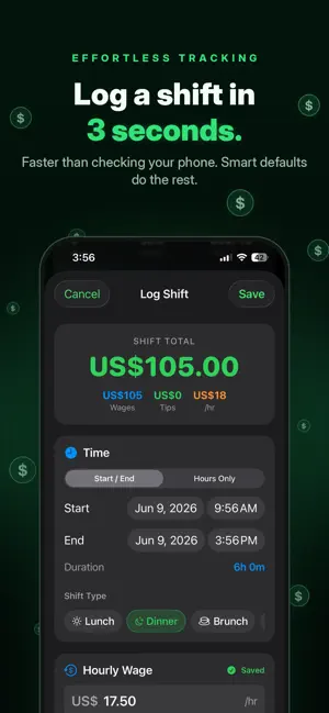 Tip Tracker: Tipped screenshot 2