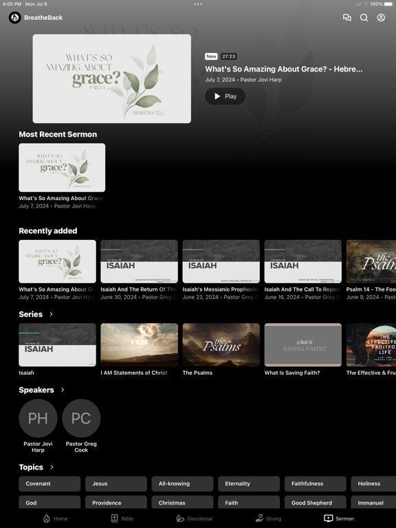 Screenshot #6 pour Breathe Back Ministries