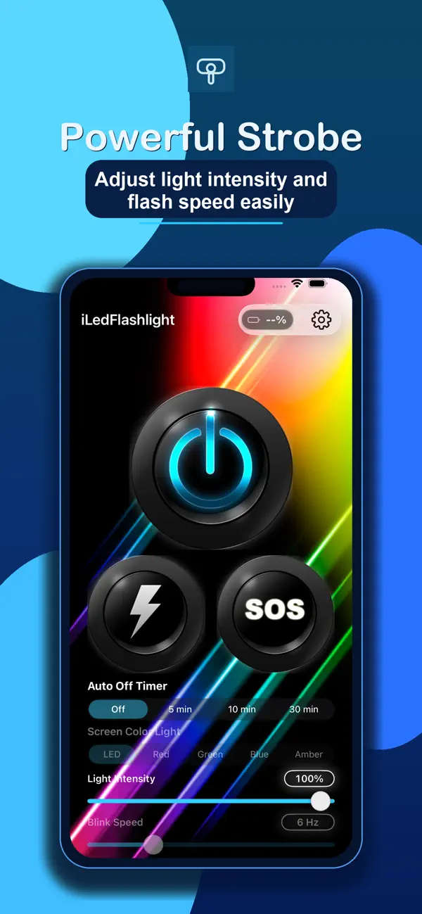 #2. iLed FlashLight (iOS) Von: iDream Studios