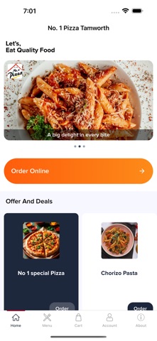No. 1 Pizza Tamworth screenshot