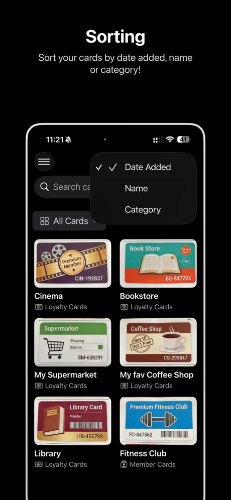 CardWall 卡包应用截图