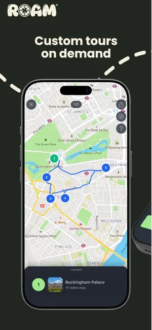 Roam: Walking Tours screenshot 1