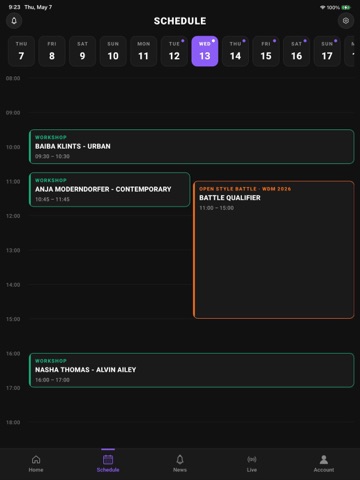 DanceStar App iPad screenshot 2