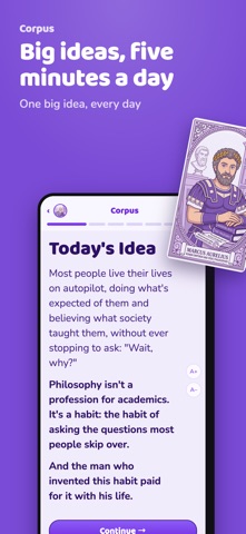 Corpus: Ideas Worth Knowing Screenshot 1 of 6