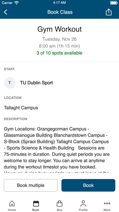 Screenshot #3 pour TU Dublin Sport