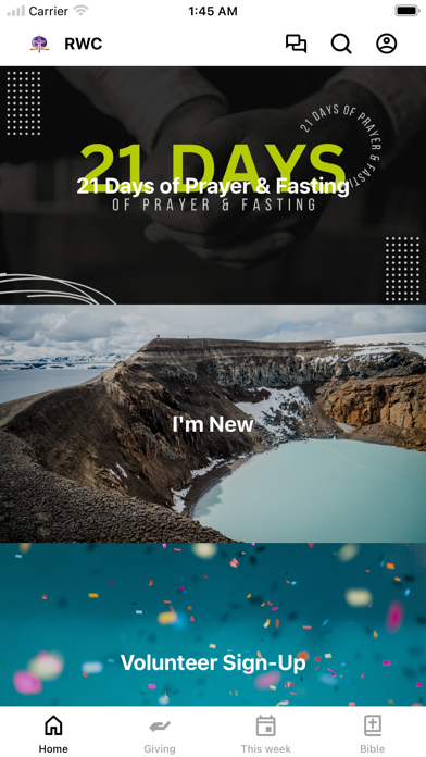 Rhema Word Church Screenshot
