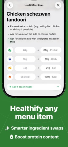 EatFit AI: Smart Food Choices screenshot