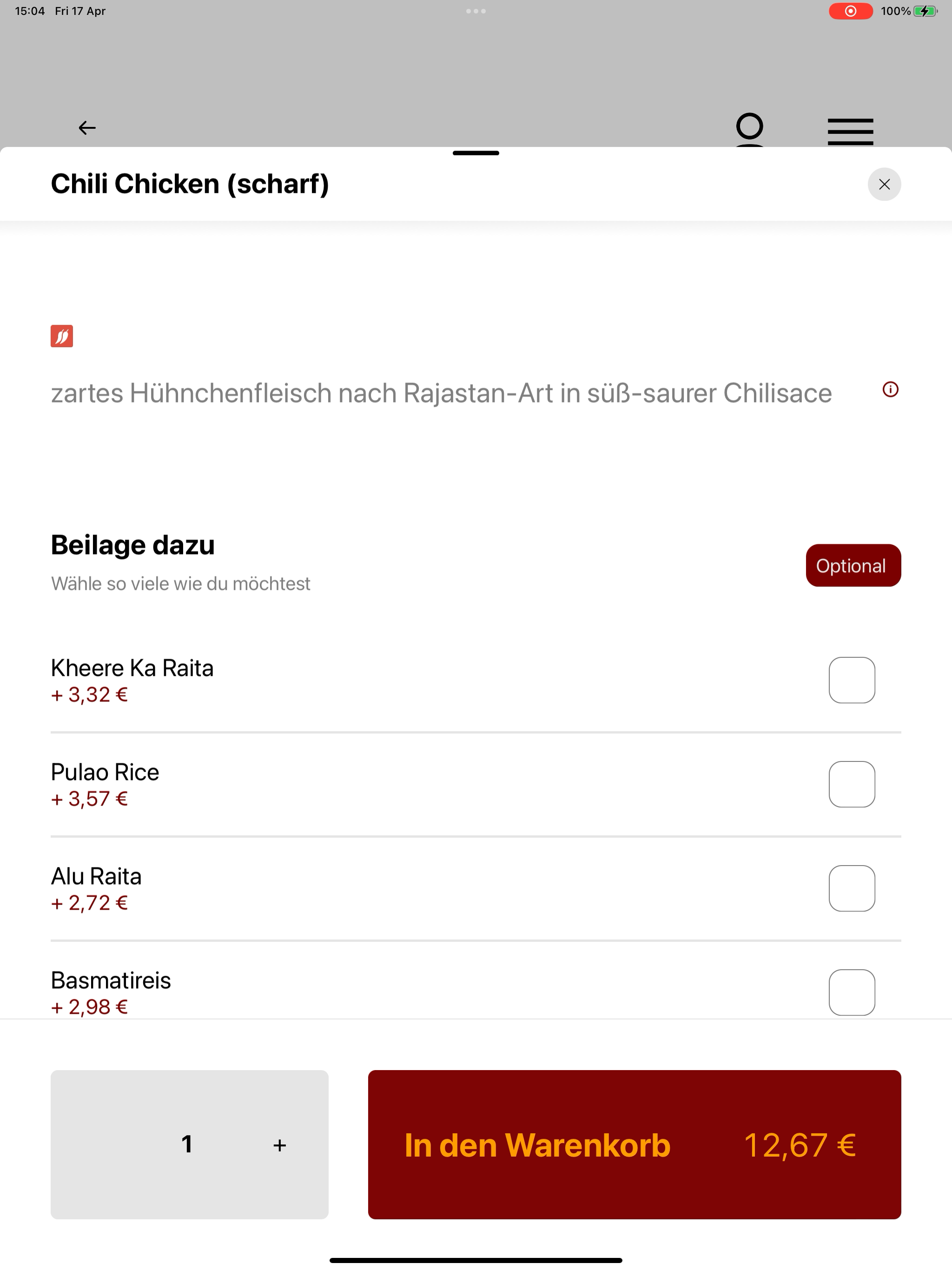 Ganesha Indisches Restaurant M screenshot 8