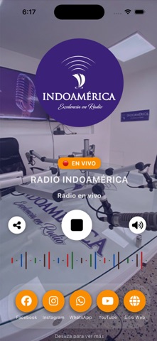 Radio Indoamérica screenshot