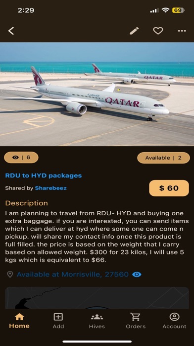 Sharebeez iPhone screenshot 2 - Shopping app