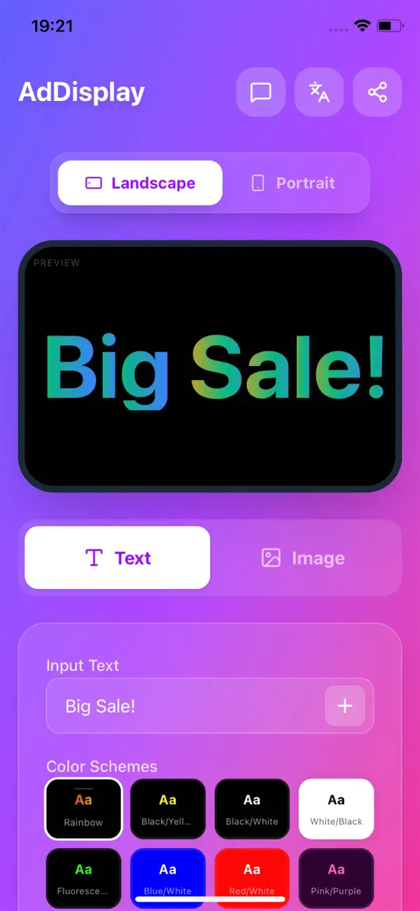AdDisplay: LED Banner & Sign Screenshot 2