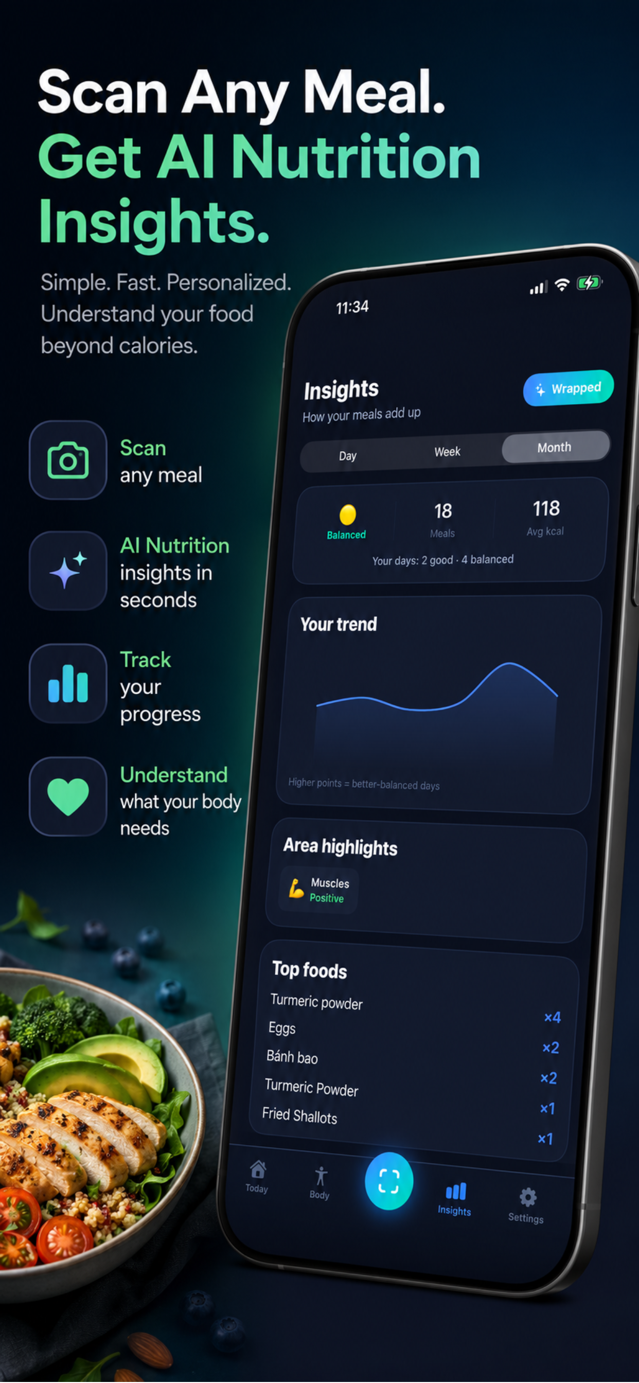 BodyWise AI: Food Scanner screenshot 2
