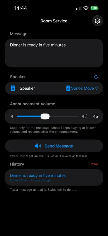 Room Service for Sonos screenshot 1 of 1