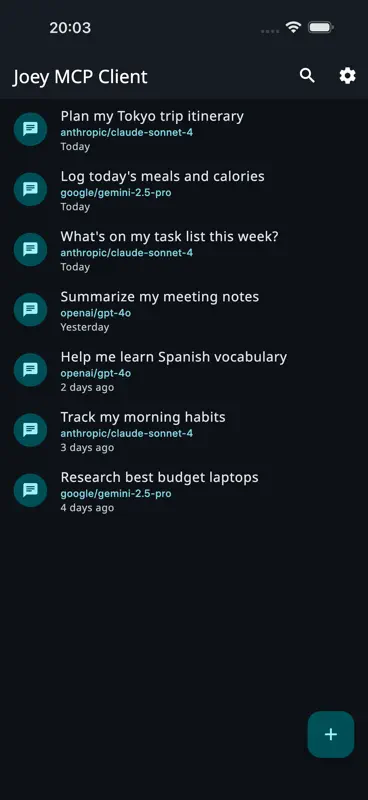 Joey MCP Client screenshot 1 of 6
