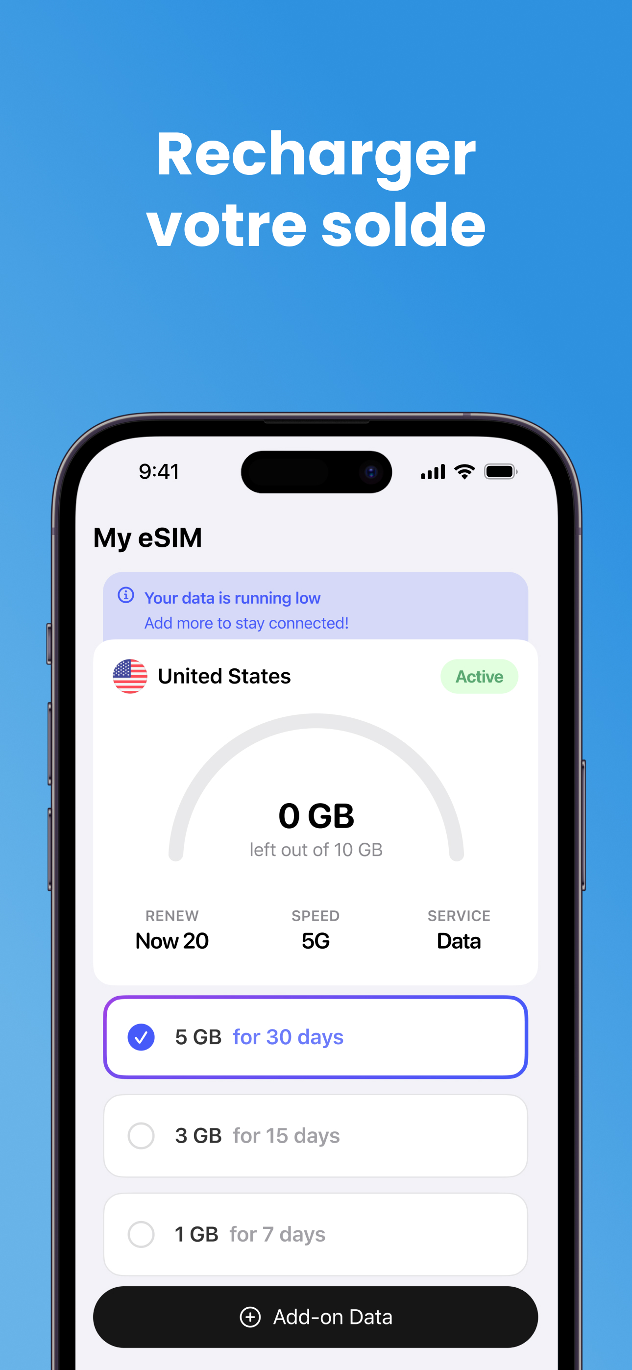 eSim Second Numero Virtuel App