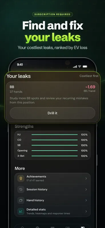PLO Gecko: Omaha Poker Trainer screenshot 8 of 10