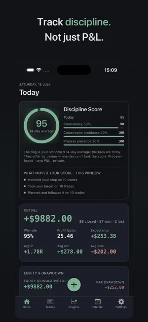 T-hood: Trading Journal screenshot 1