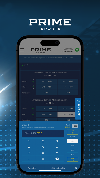 Prime Sports - New Jersey Screenshot